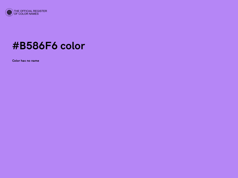 #B586F6 color image