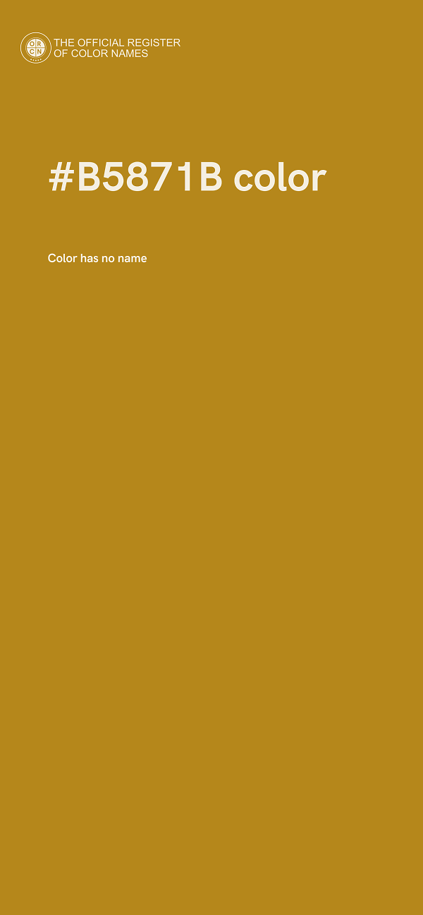 #B5871B color image