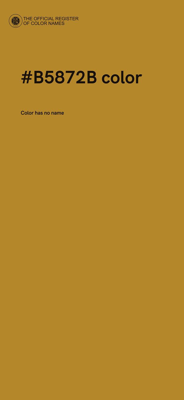 #B5872B color image