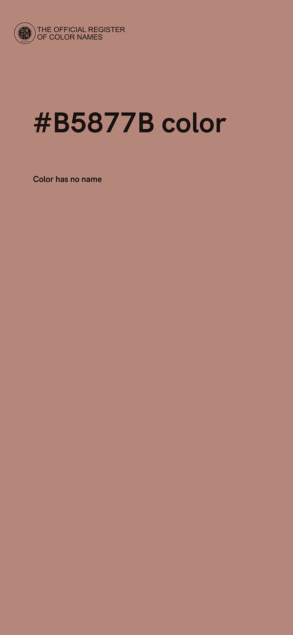#B5877B color image