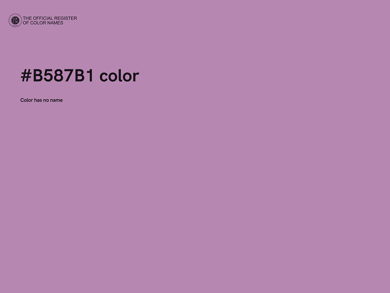 #B587B1 color image