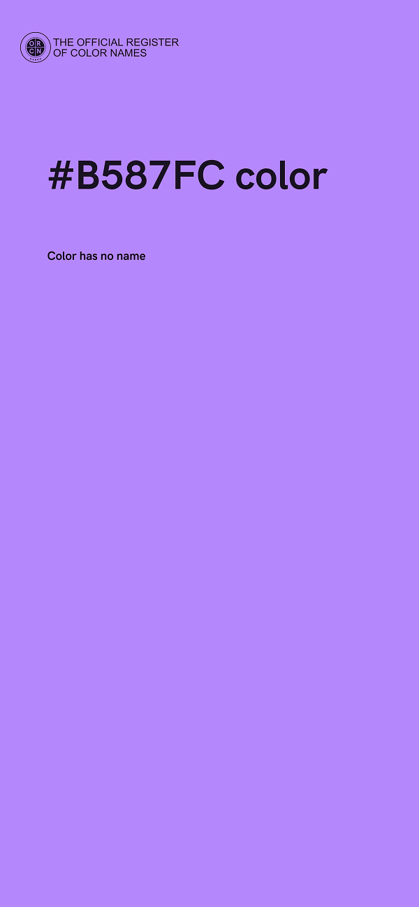 #B587FC color image