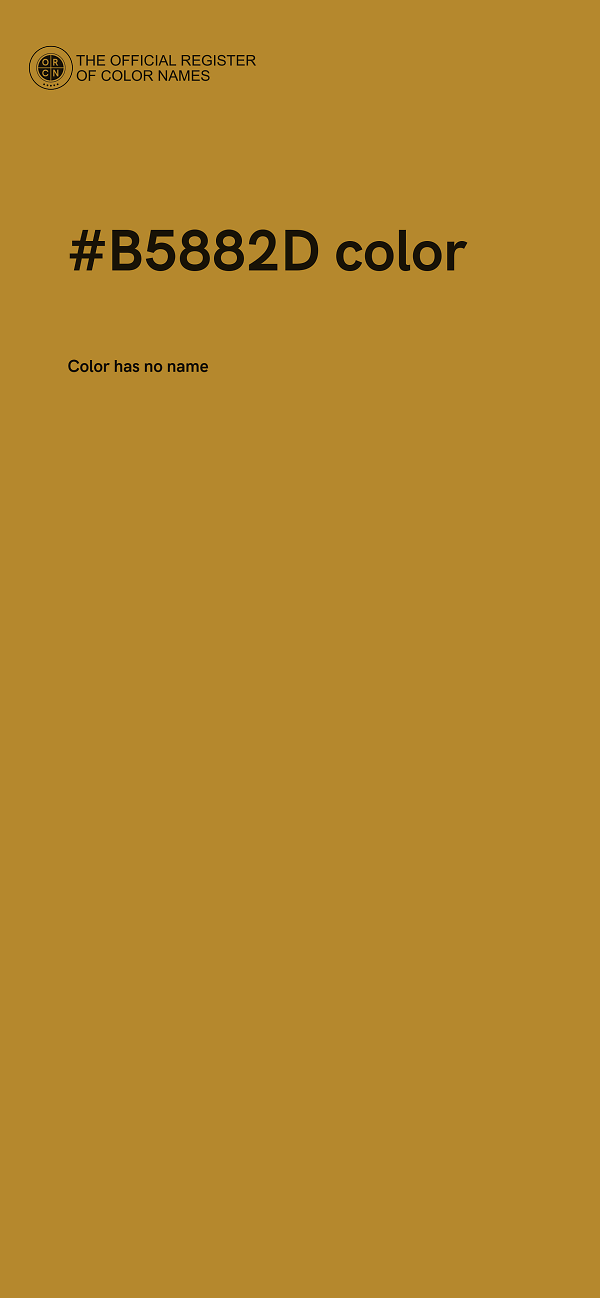 #B5882D color image