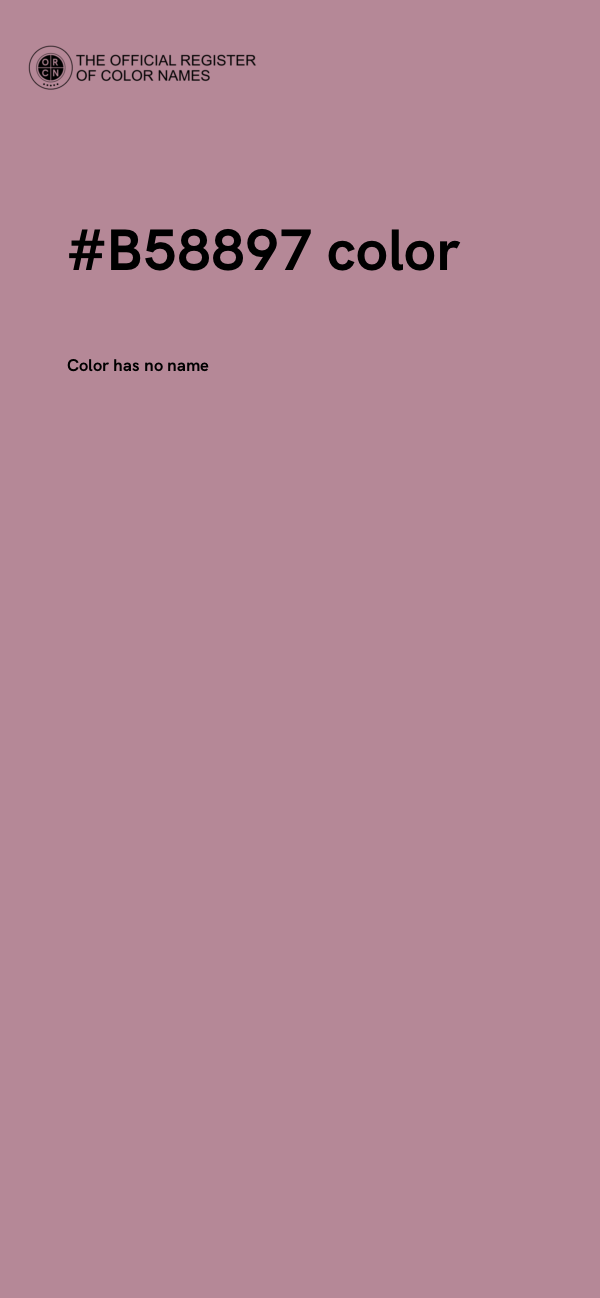 #B58897 color image