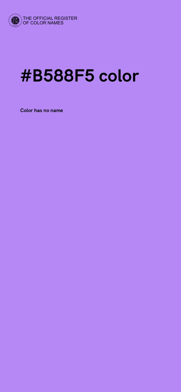 #B588F5 color image