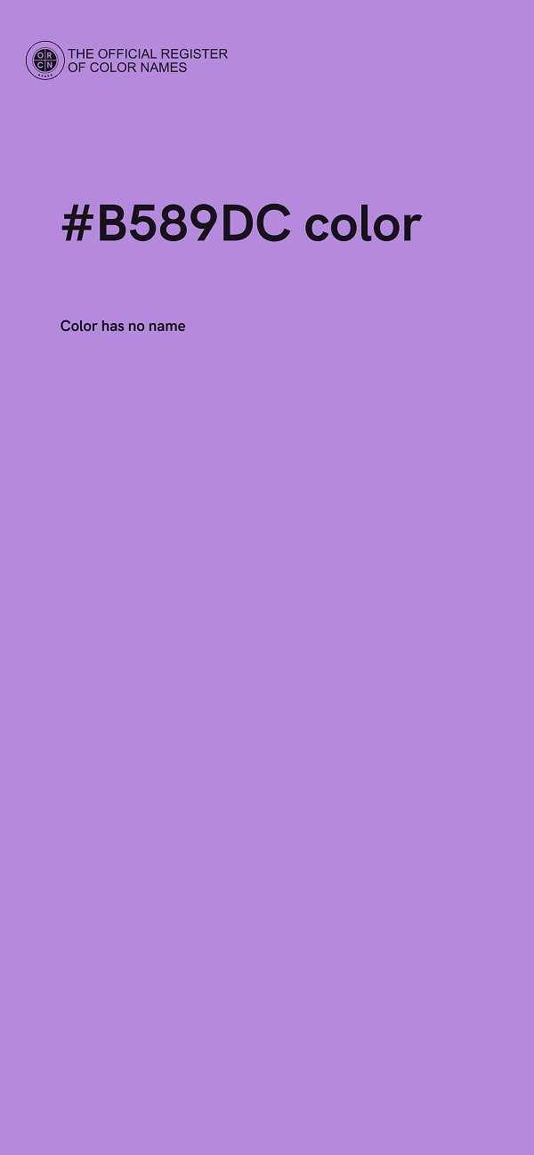 #B589DC color image
