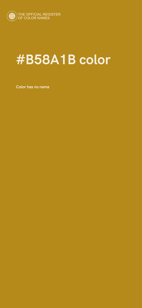 #B58A1B color image