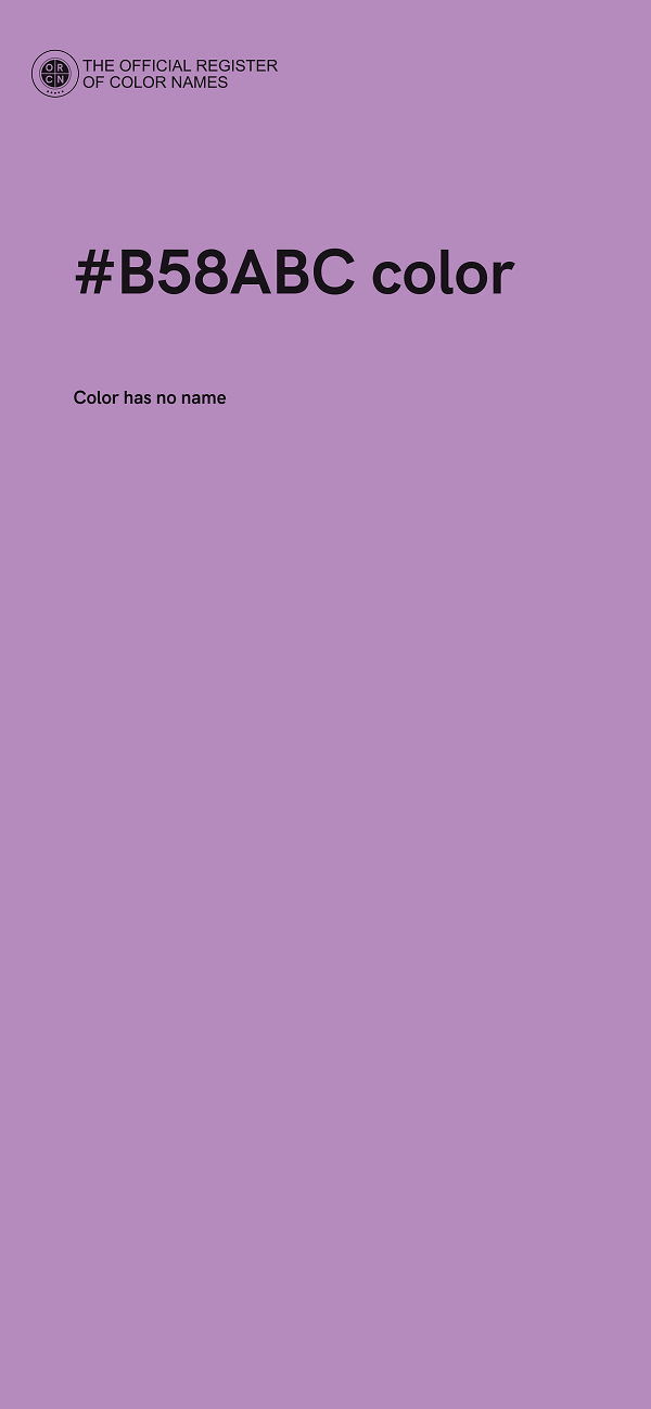 #B58ABC color image