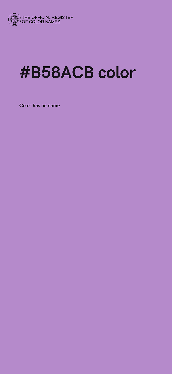 #B58ACB color image