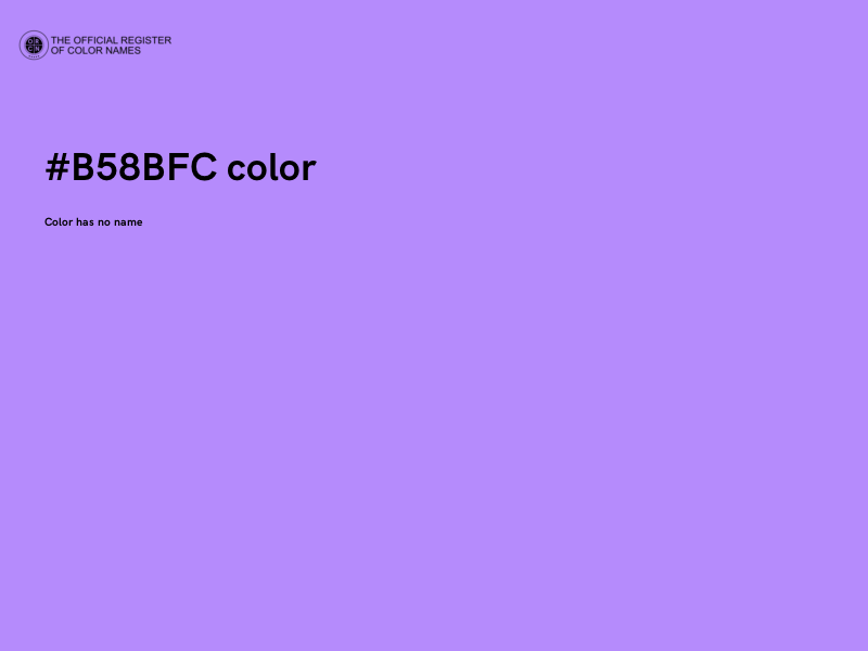 #B58BFC color image