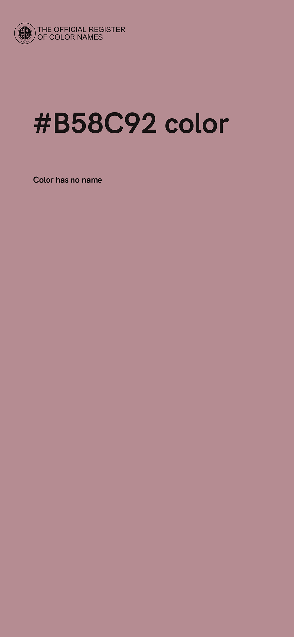 #B58C92 color image