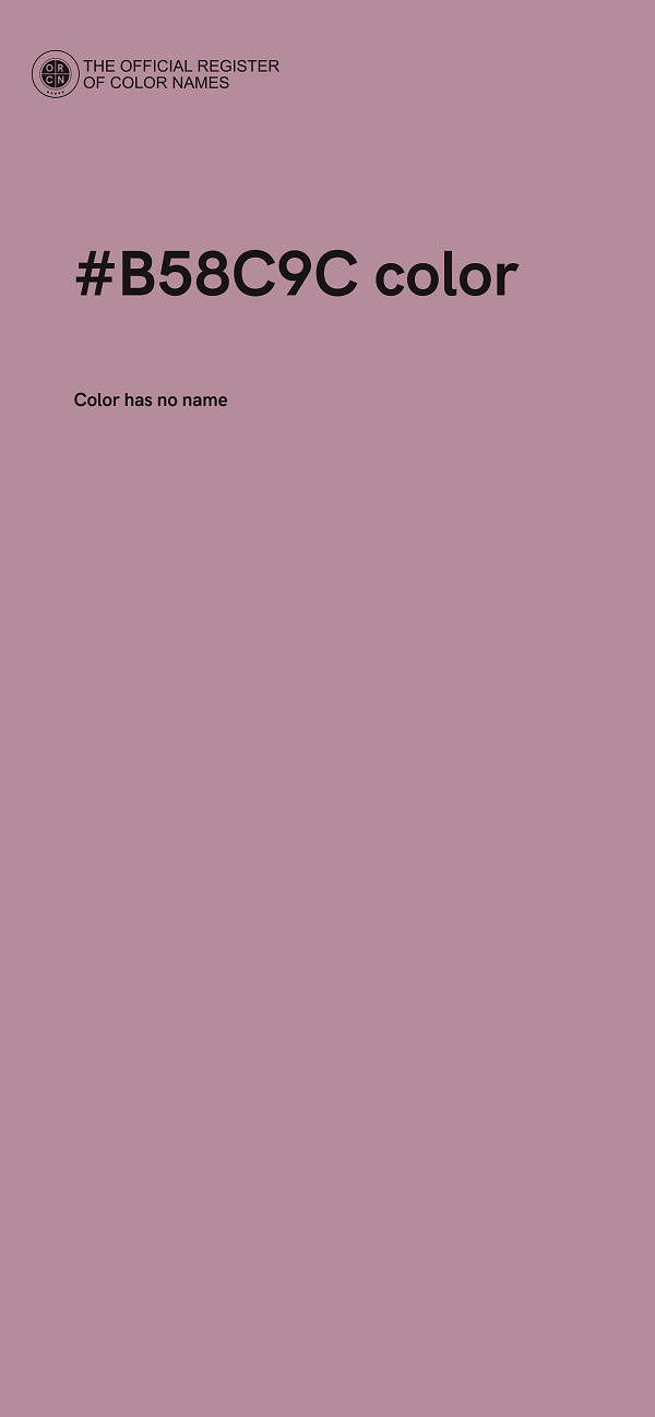#B58C9C color image