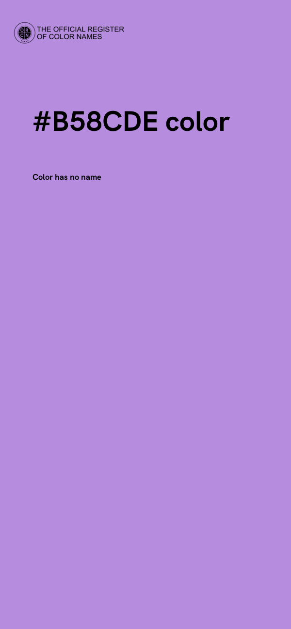 #B58CDE color image
