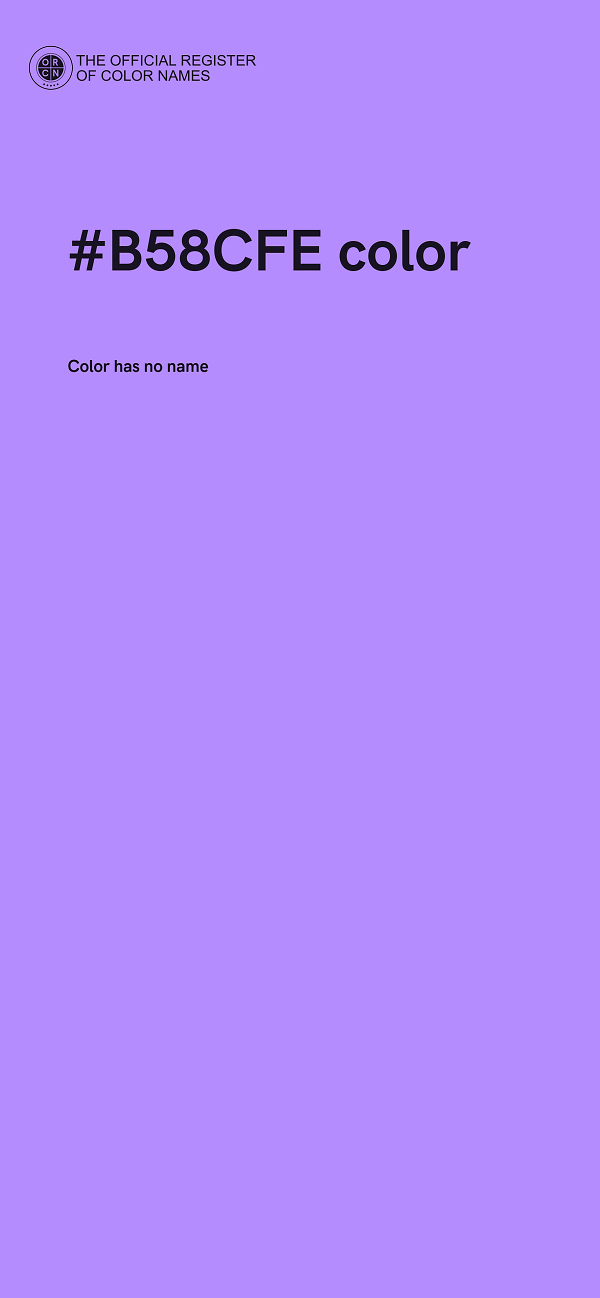 #B58CFE color image
