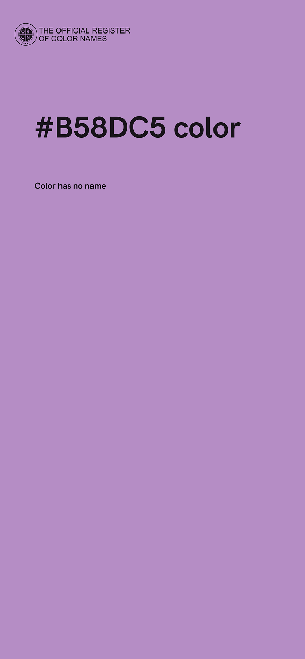 #B58DC5 color image