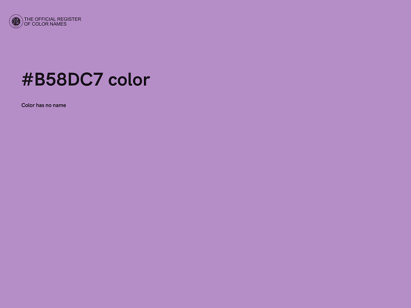 #B58DC7 color image