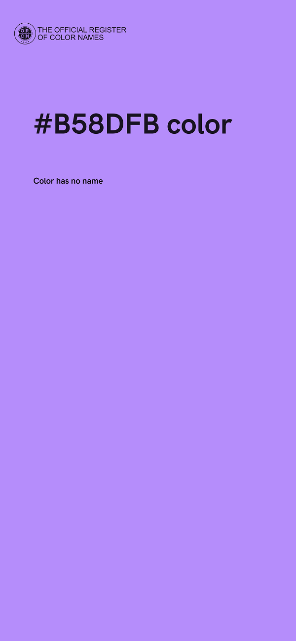 #B58DFB color image