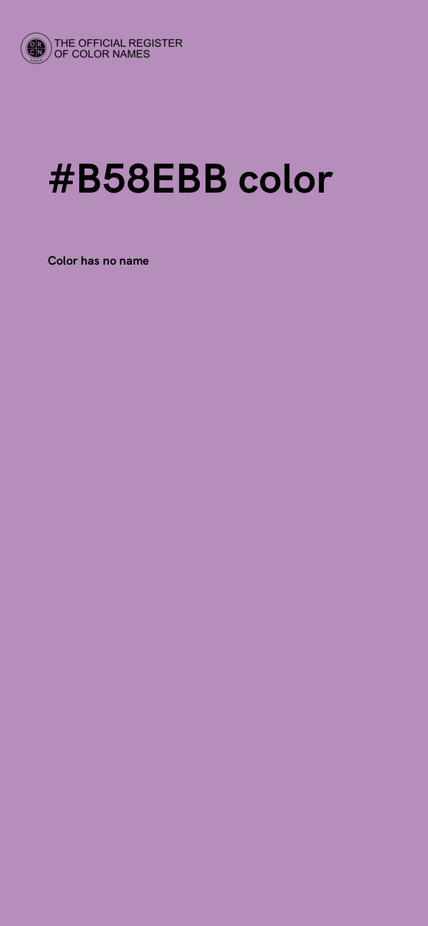 #B58EBB color image