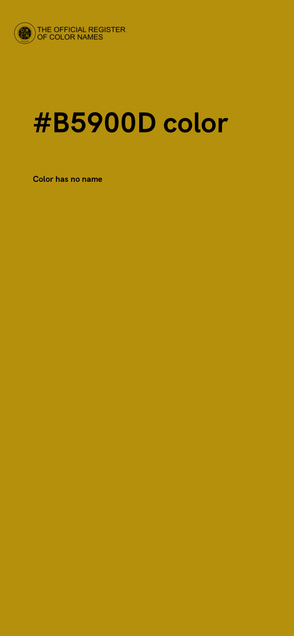 #B5900D color image