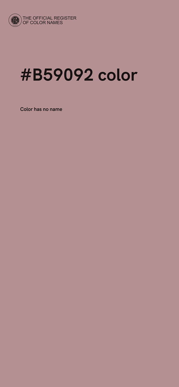 #B59092 color image