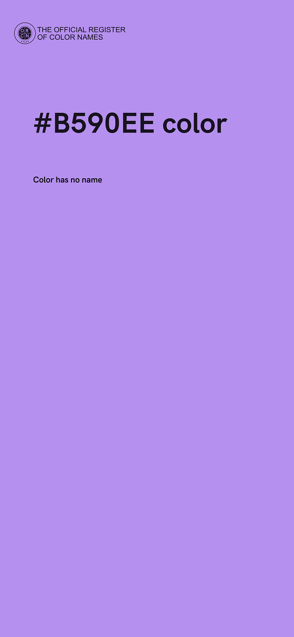 #B590EE color image