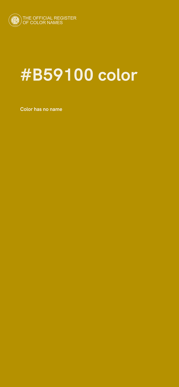 #B59100 color image