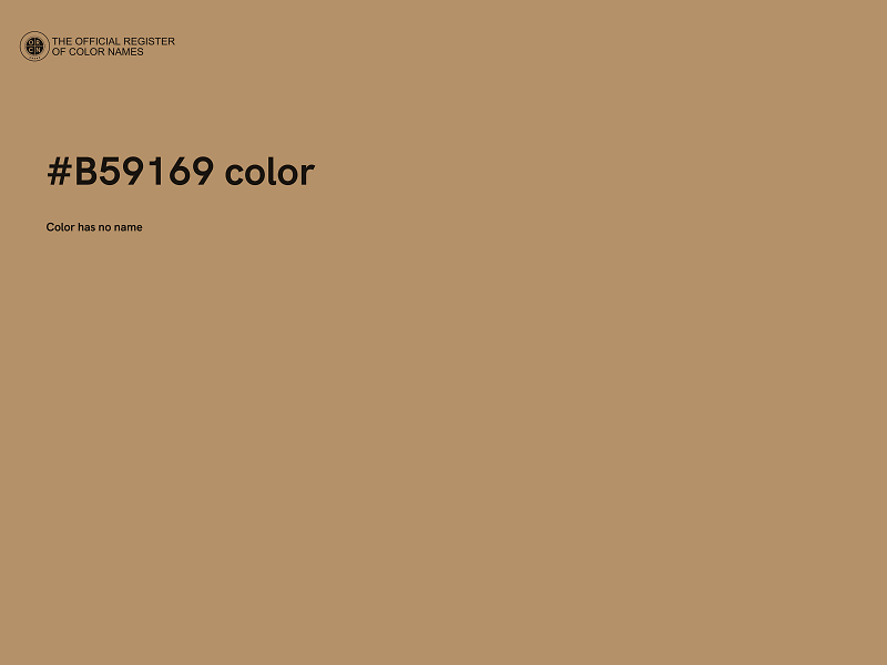 #B59169 color image