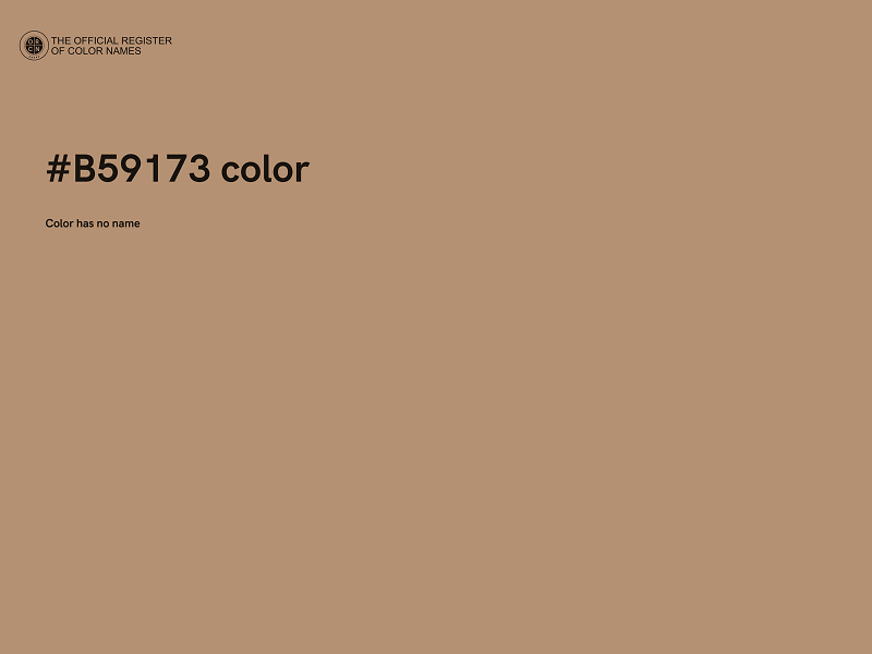 #B59173 color image