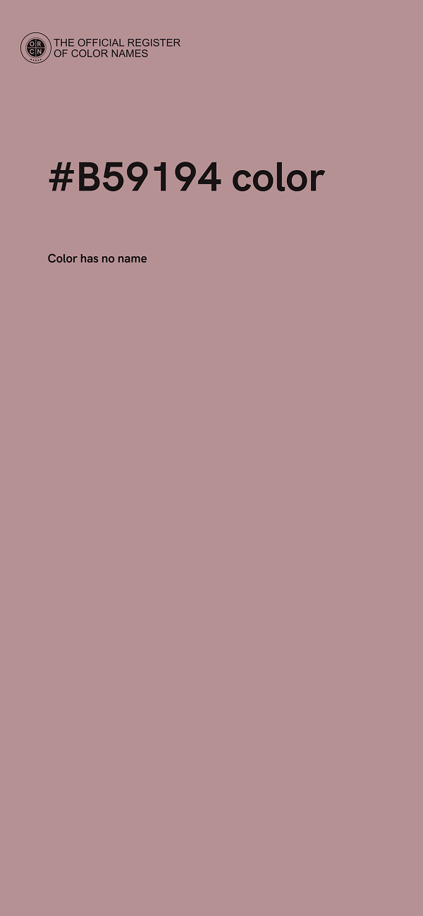 #B59194 color image