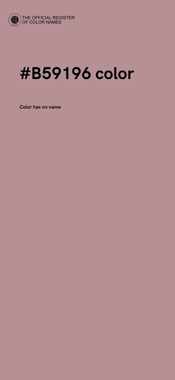 #B59196 color image