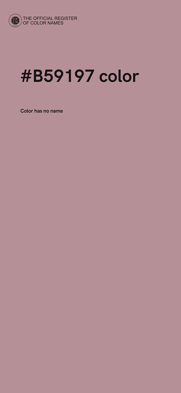 #B59197 color image
