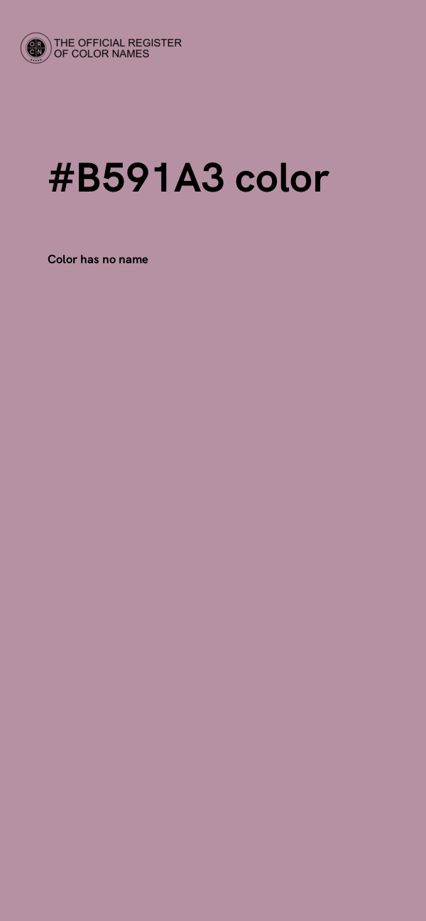 #B591A3 color image