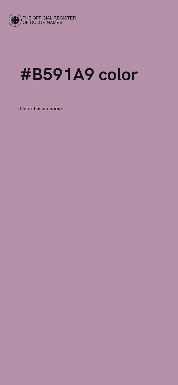 #B591A9 color image