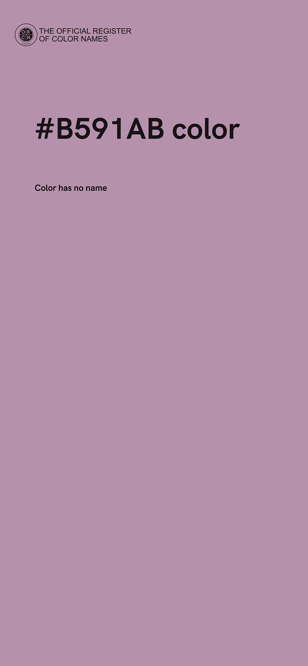 #B591AB color image
