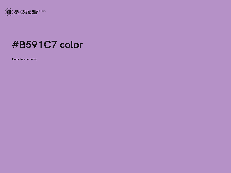 #B591C7 color image