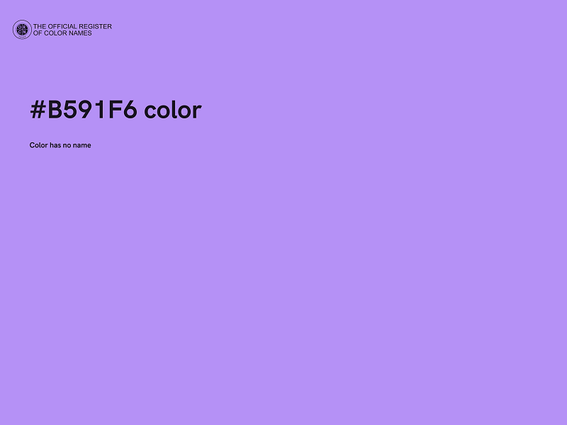 #B591F6 color image