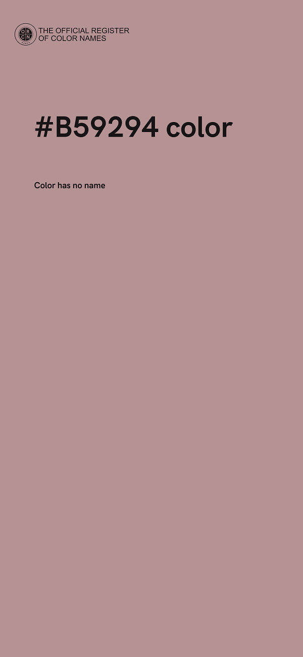 #B59294 color image