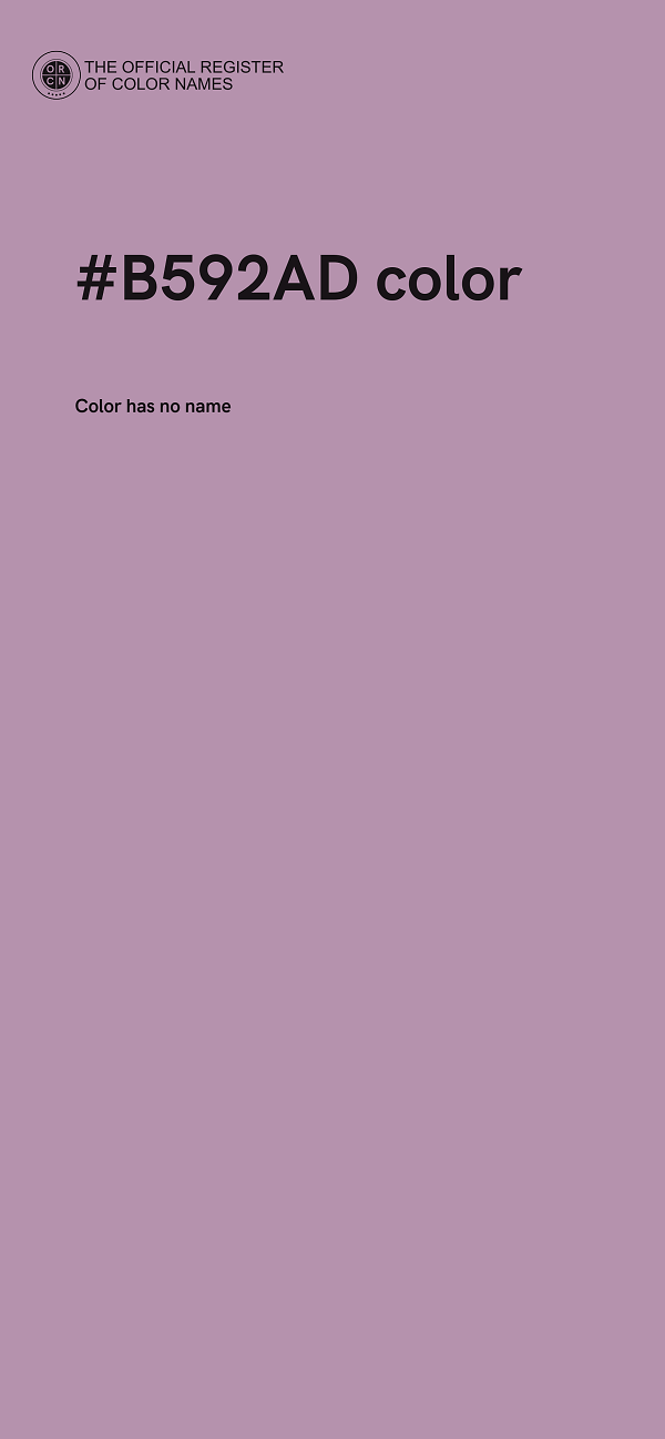 #B592AD color image