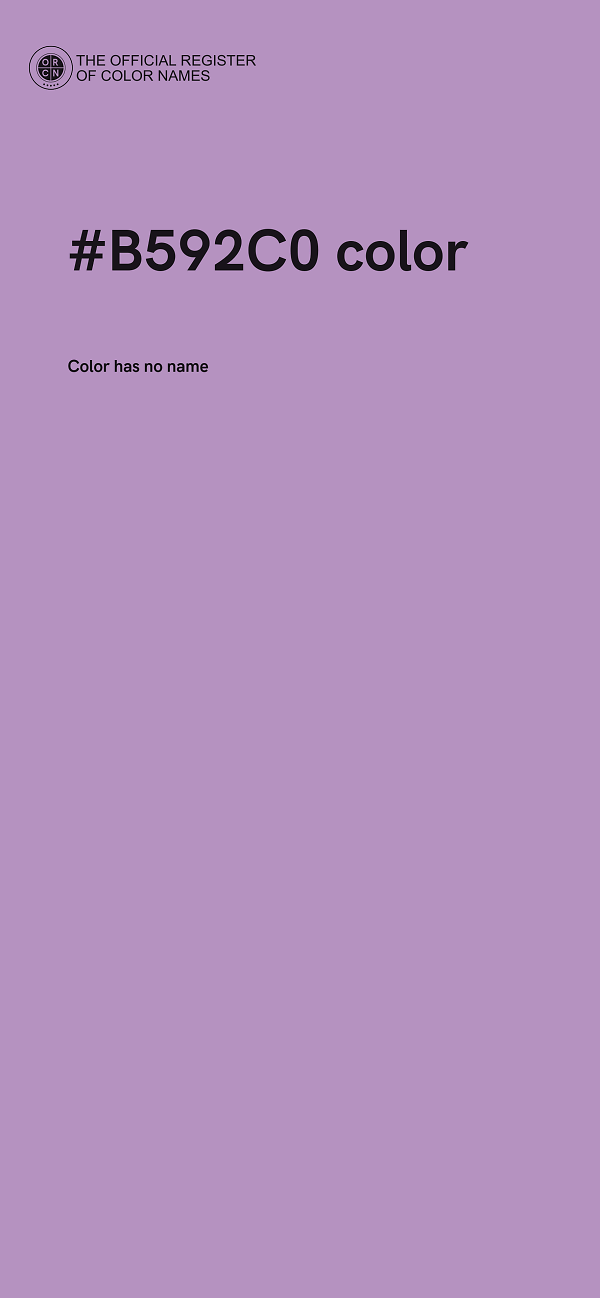 #B592C0 color image