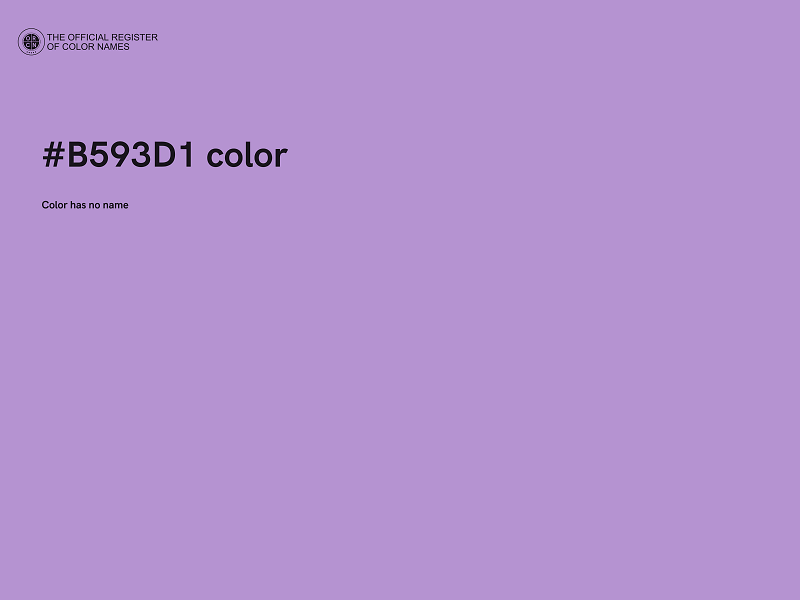 #B593D1 color image