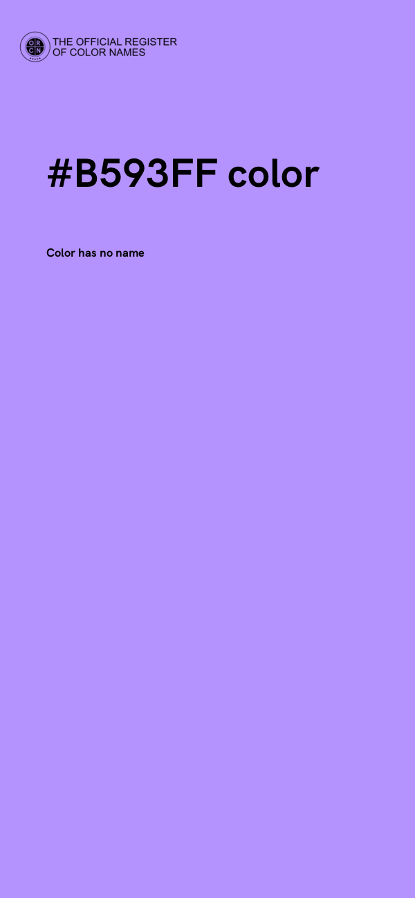 #B593FF color image