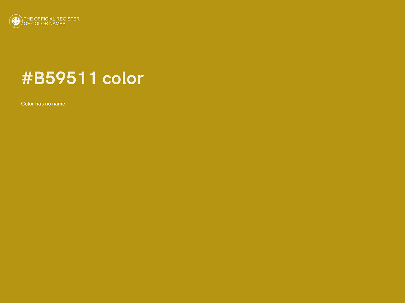#B59511 color image