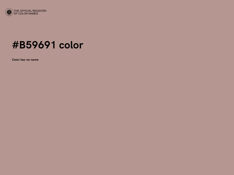 #B59691 color image