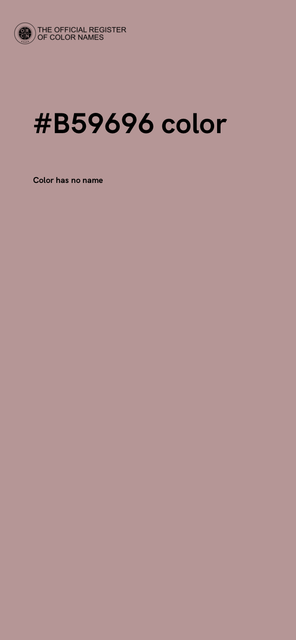 #B59696 color image