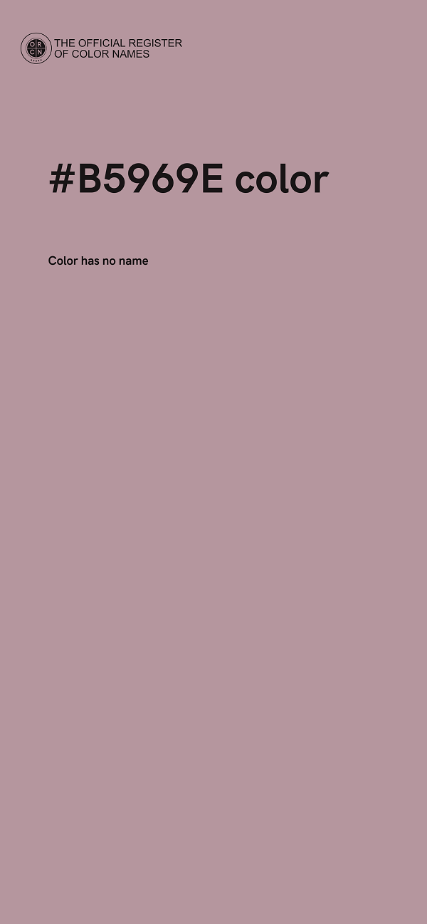 #B5969E color image