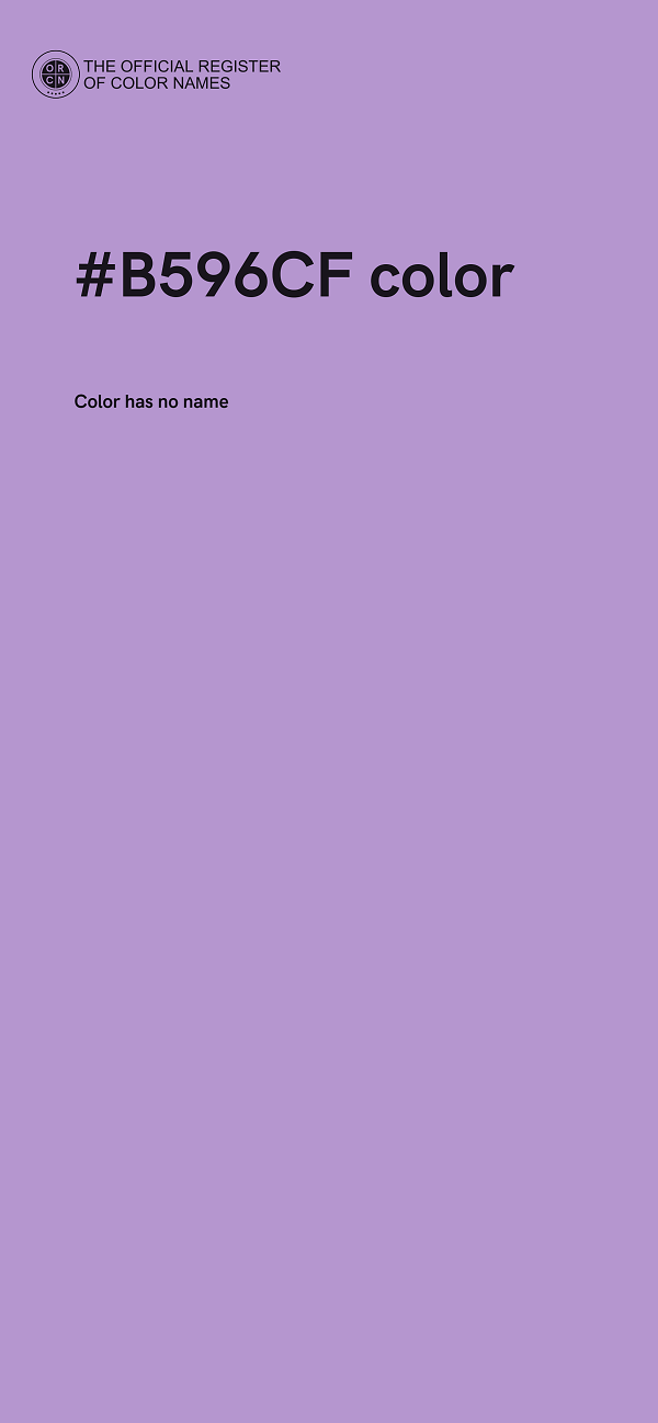 #B596CF color image