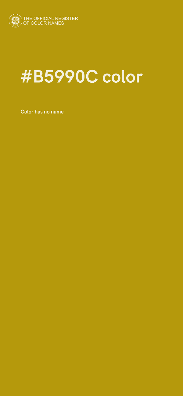 #B5990C color image