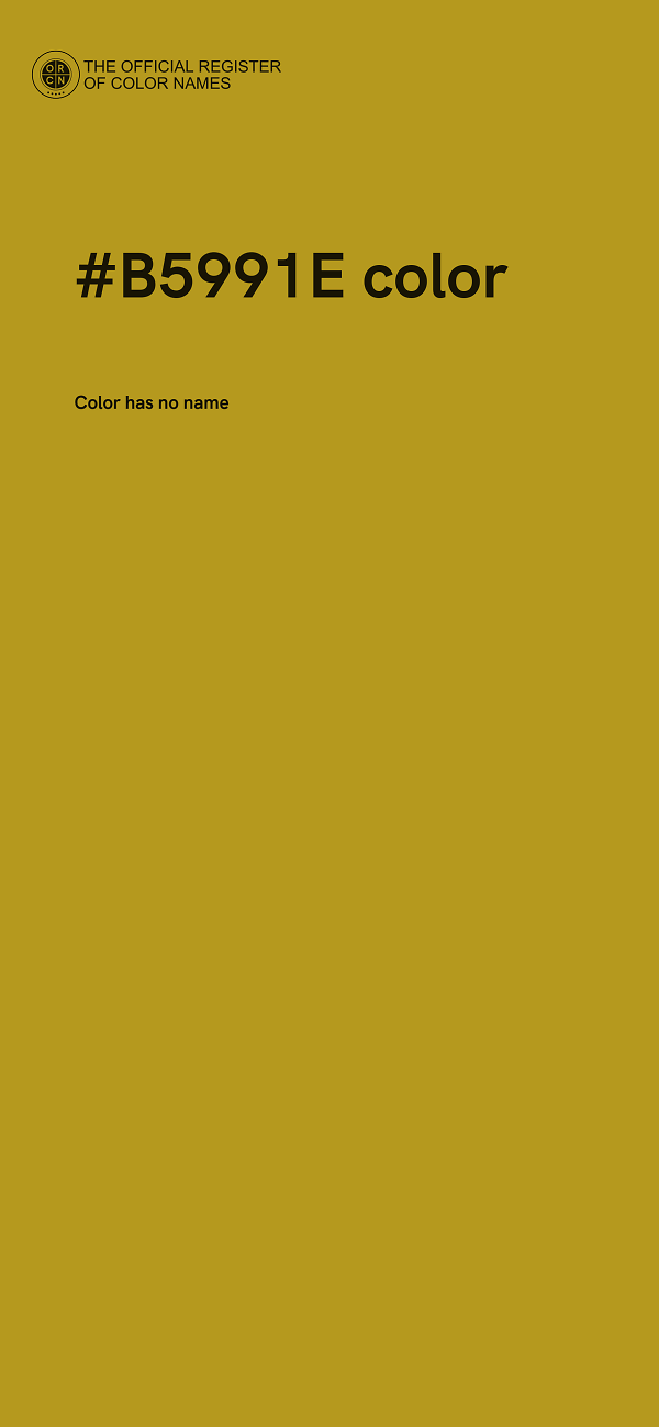 #B5991E color image