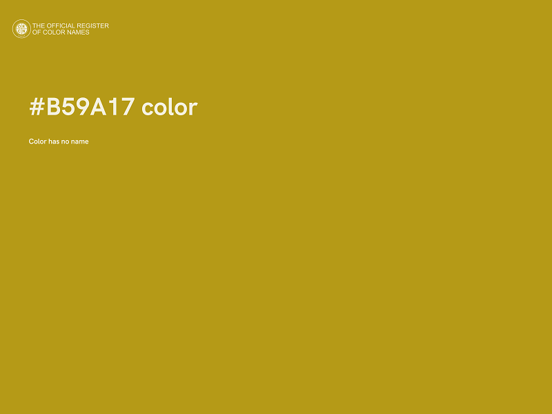 #B59A17 color image