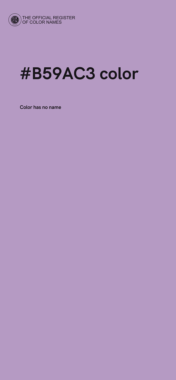 #B59AC3 color image